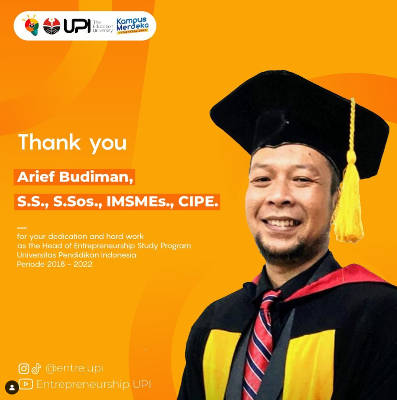 Terima Kasih Ketua Program Studi S1 Kewirausahaan Periode 2018-2022 Terima Kasih Ketua Program Studi S1 Kewirausahaan Periode 2018-2022