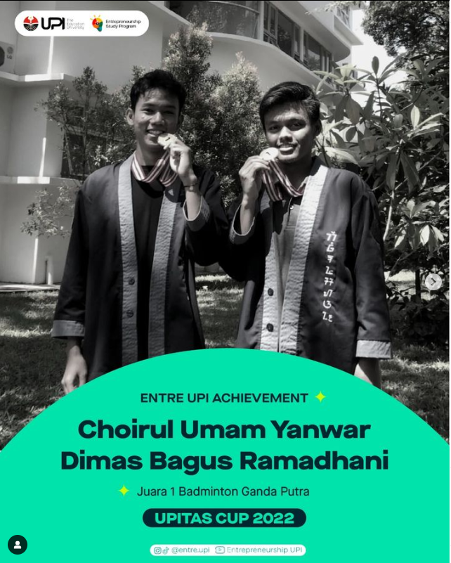 Mahasiswa Program Studi S1 Kewirausahaan mendapatkan Prestasi pada Kegiatan “UPITAS CUP 2022” Mahasiswa Program Studi S1 Kewirausahaan mendapatkan Prestasi pada Kegiatan “UPITAS CUP 2022”